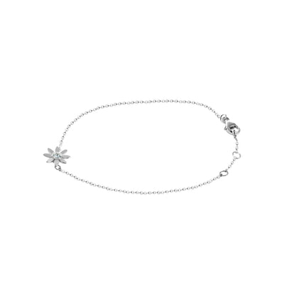 Bracelet Fleur d'Astarté, or gris 18 carats | www.astartecreations.ch.